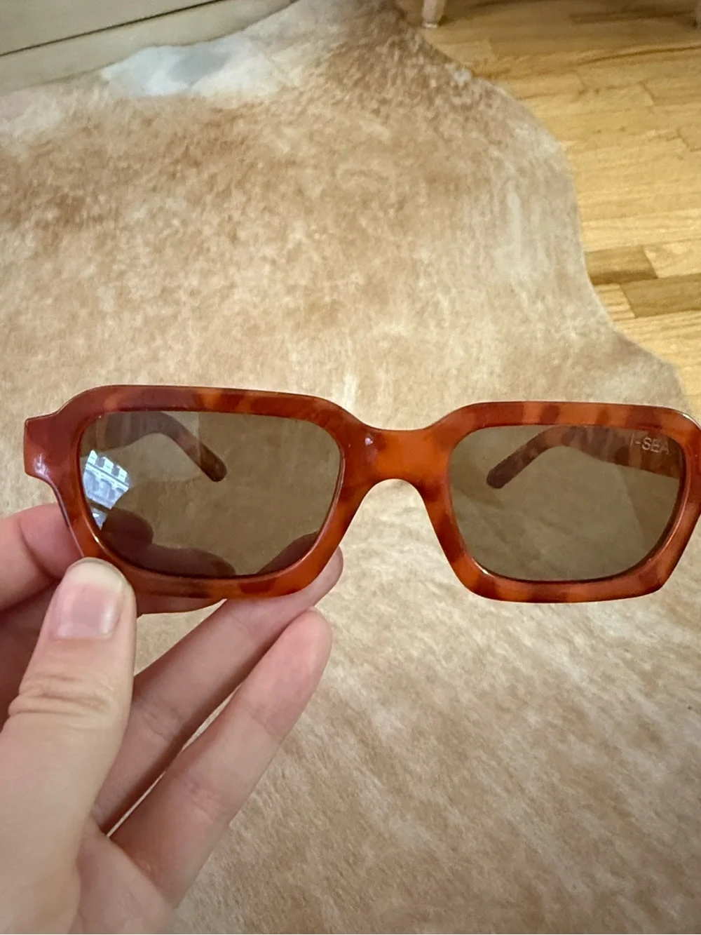 I-SEA Bowery Brown Tortoise Sunglasses